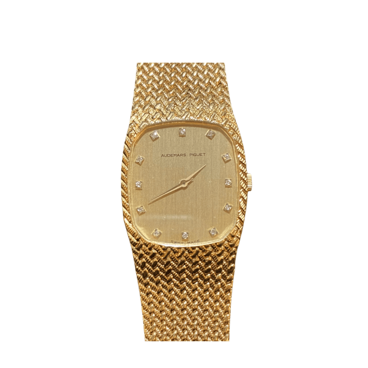Audemars Piguet Cobra 14126BA 'Ladies' Yellow Gold Champagne Diamond Dial