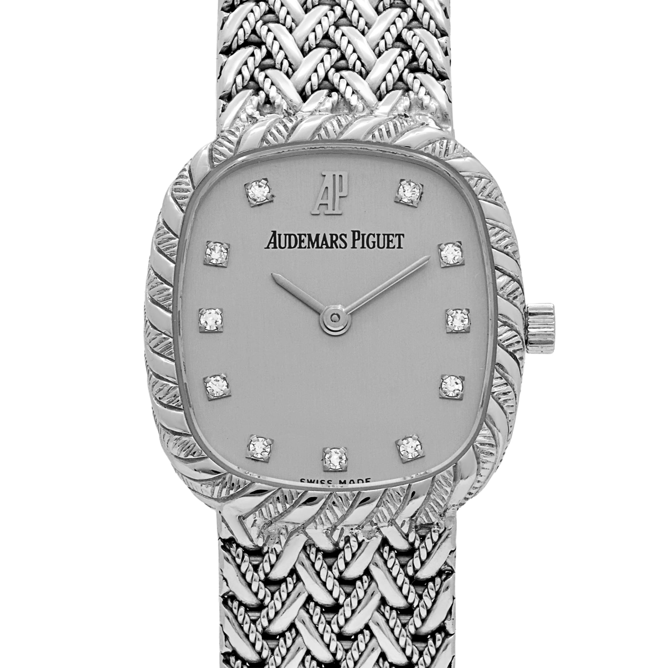 Audemars Piguet Cobra 79215BC.GG.0498BC.01 Vintage 'Ladies' White Gold White Diamond Dial (1999)