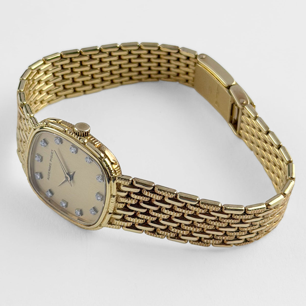 Audemars Piguet Cobra 'Ladies' Yellow Gold Champagne Diamond Dial
