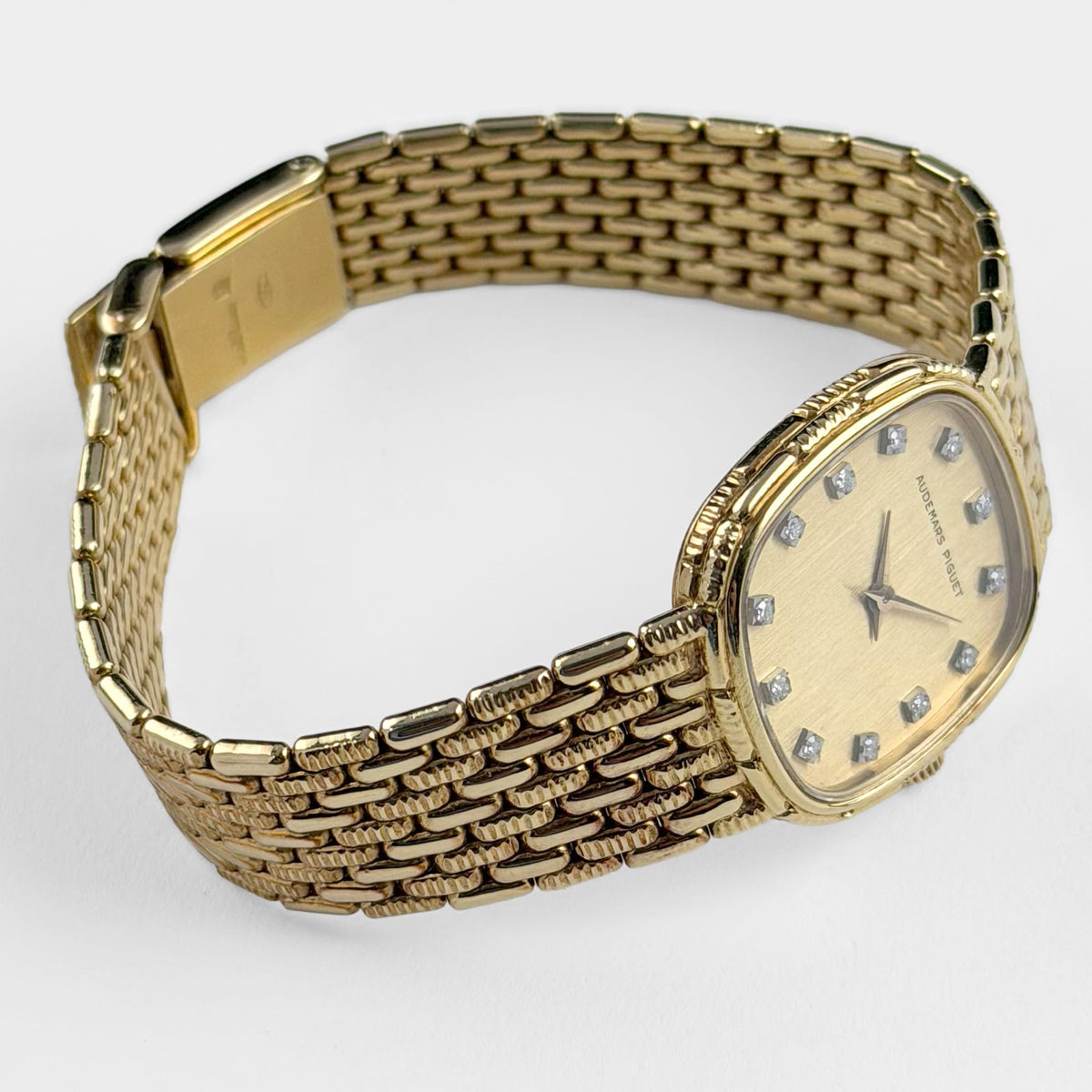 Audemars Piguet Cobra 'Ladies' Yellow Gold Champagne Diamond Dial