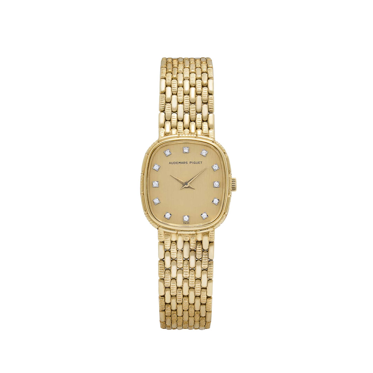 Audemars Piguet Cobra 'Ladies' Yellow Gold Champagne Diamond Dial
