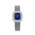 Audemars Piguet Cobra Vintage 'Ladies' White Gold Lapis Dial Diamond Hands Diamond Bezel