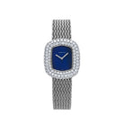 Audemars Piguet Cobra Vintage 'Ladies' White Gold Lapis Dial Diamond Hands Diamond Bezel