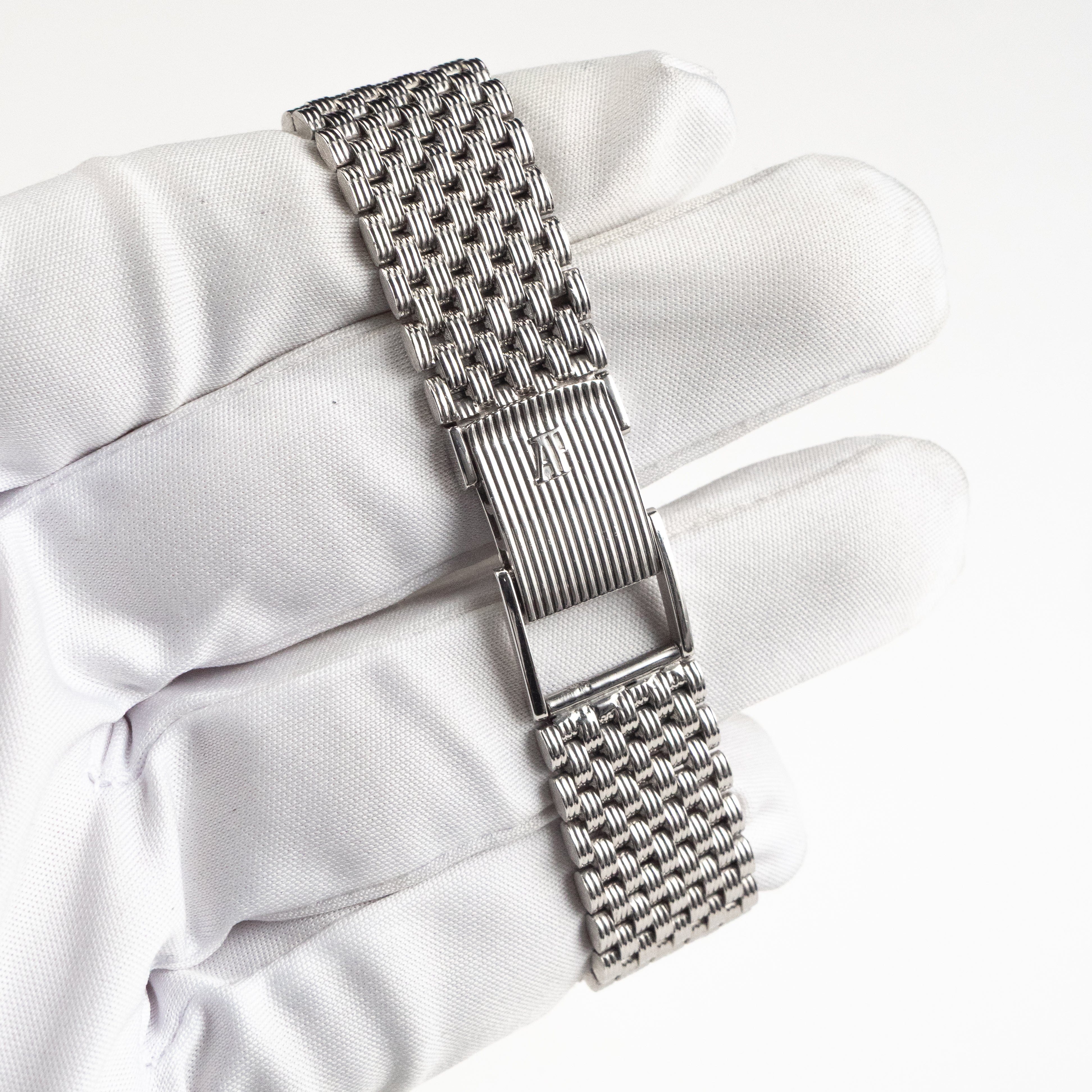 Audemars Piguet Cobra Vintage 'Ladies' White Gold Silver Diamond Dial Diamond Bezel