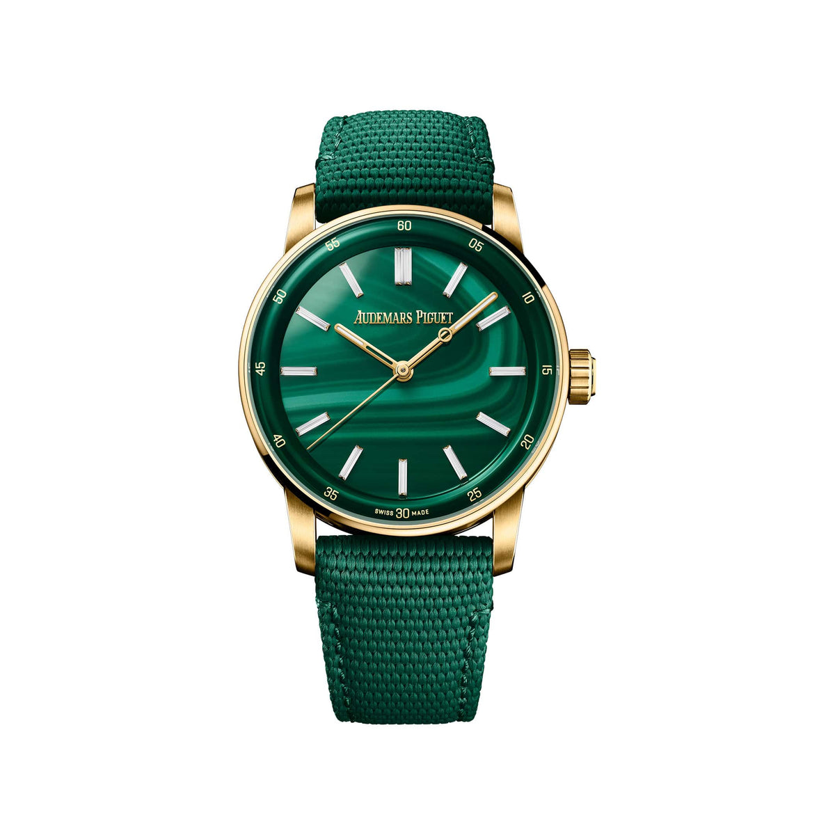 Audemars Piguet Code 11.59 15210BA.OO.A407KB.01 Yellow Gold Diamond Green Malachite Dial (2026)