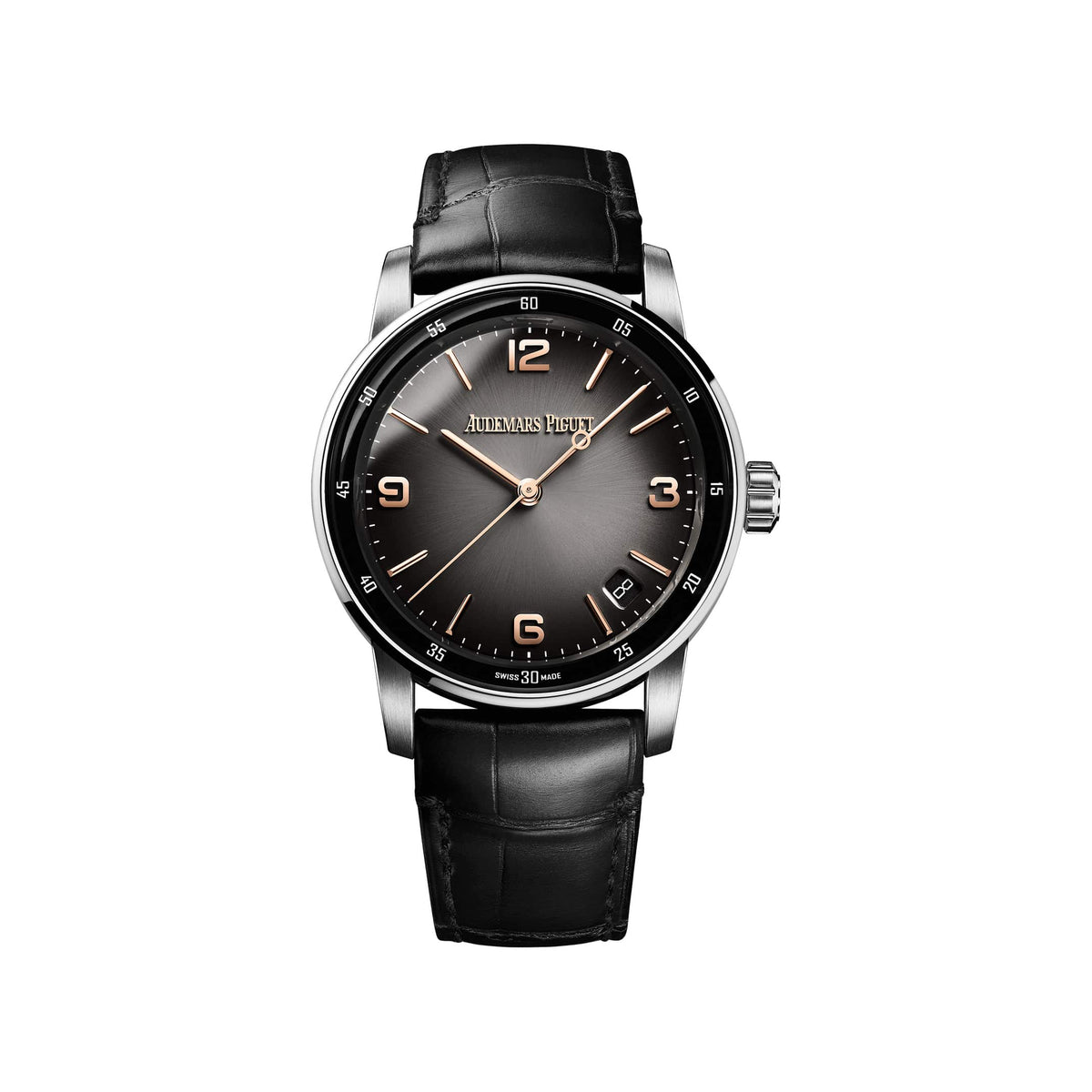 Audemars Piguet Code 11.59 15210CR.OO.A002CR.01 Rose and White Gold Smoked Grey Dial