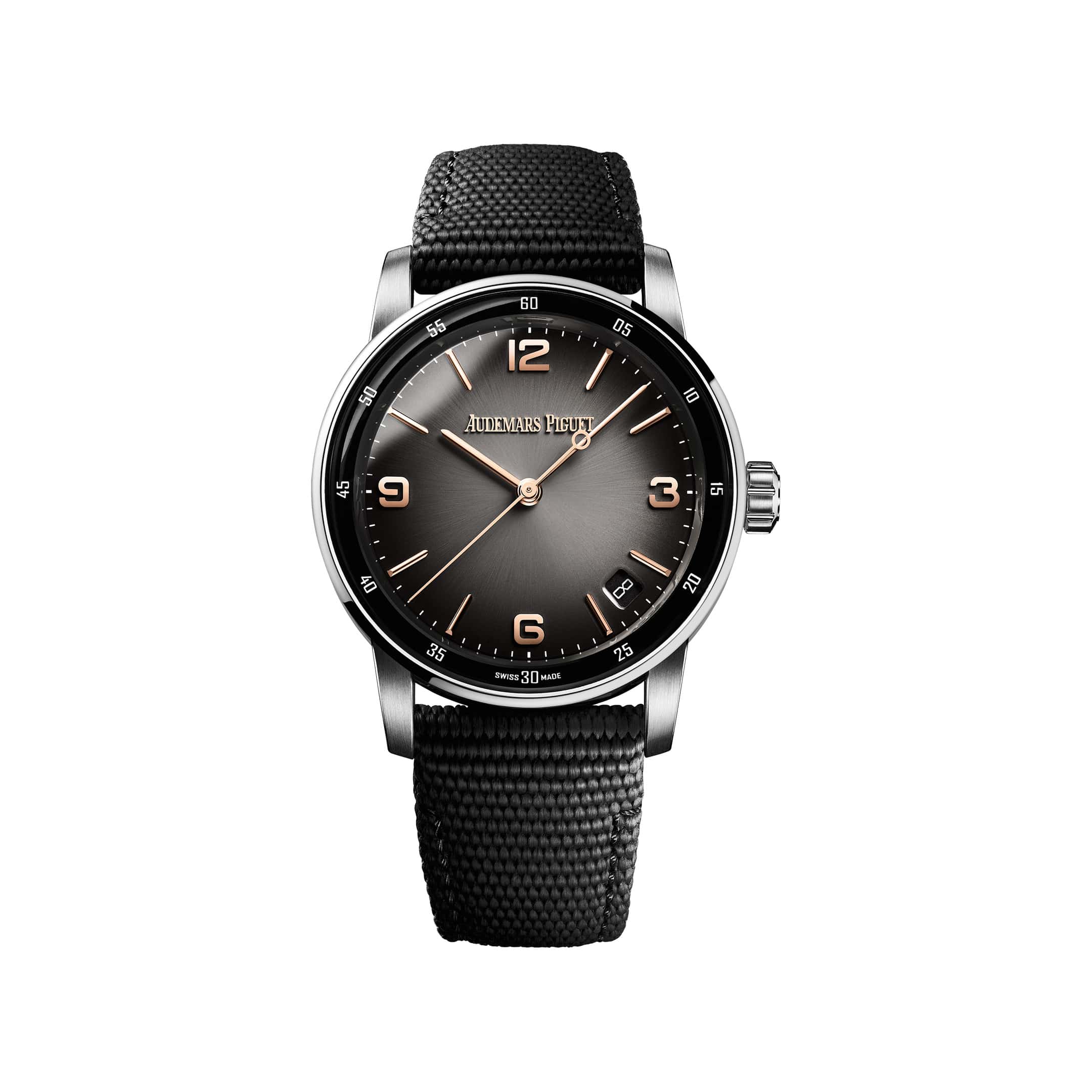 Audemars Piguet Code 11.59 15210CR.OO.A002KB.01 Rose and White Gold Smoked Grey Dial