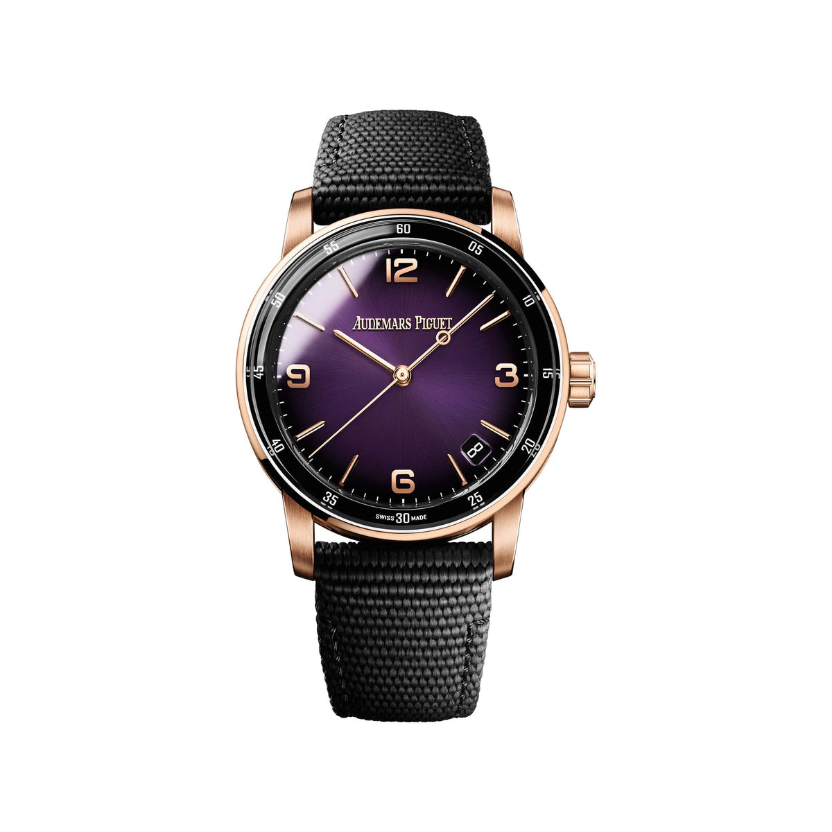 Audemars Piguet Code 11.59 15210OR.OO.A002KB.02 Rose Gold Smoked Purple Dial