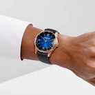 Audemars Piguet Code 11.59 15210OR.OO.A028CR.01 Rose Gold Smoked Lacquered Blue Dial (2023)