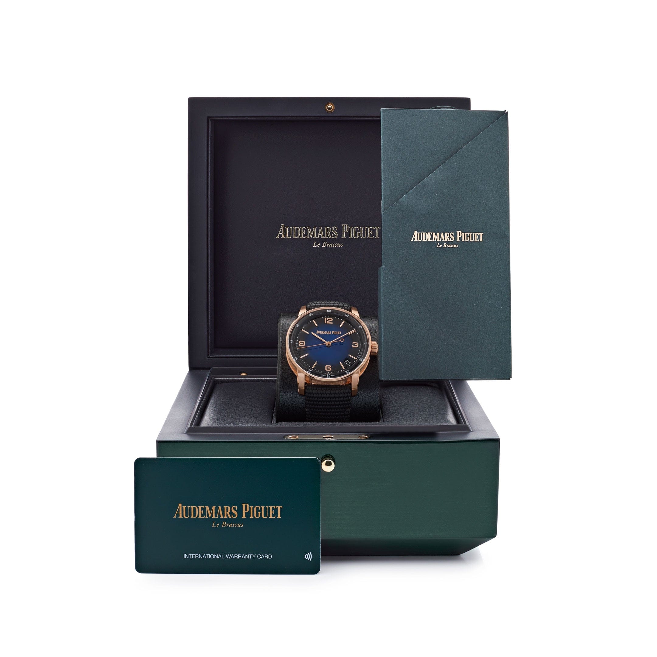 Audemars Piguet Code 11.59 15210OR.OO.A028CR.01 Rose Gold Smoked Lacquered Blue Dial (2023)