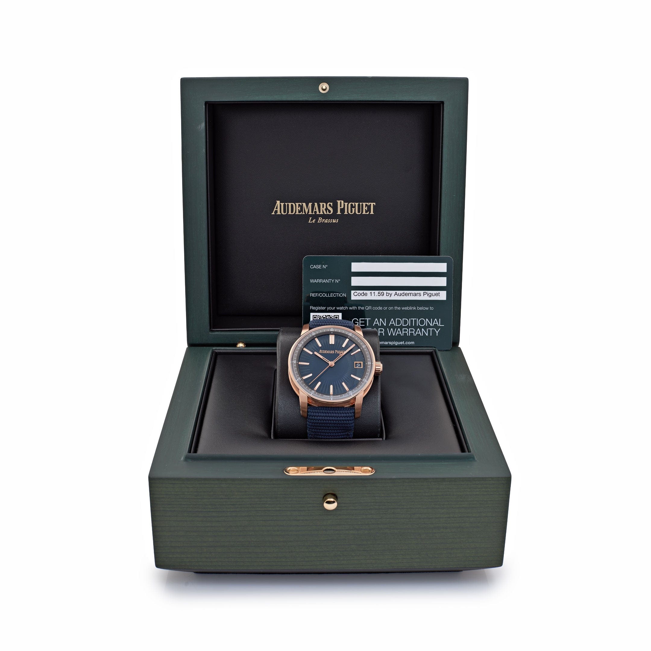 Audemars Piguet Code 11.59 15210OR.OO.A348KB.01 Rose Gold Blue