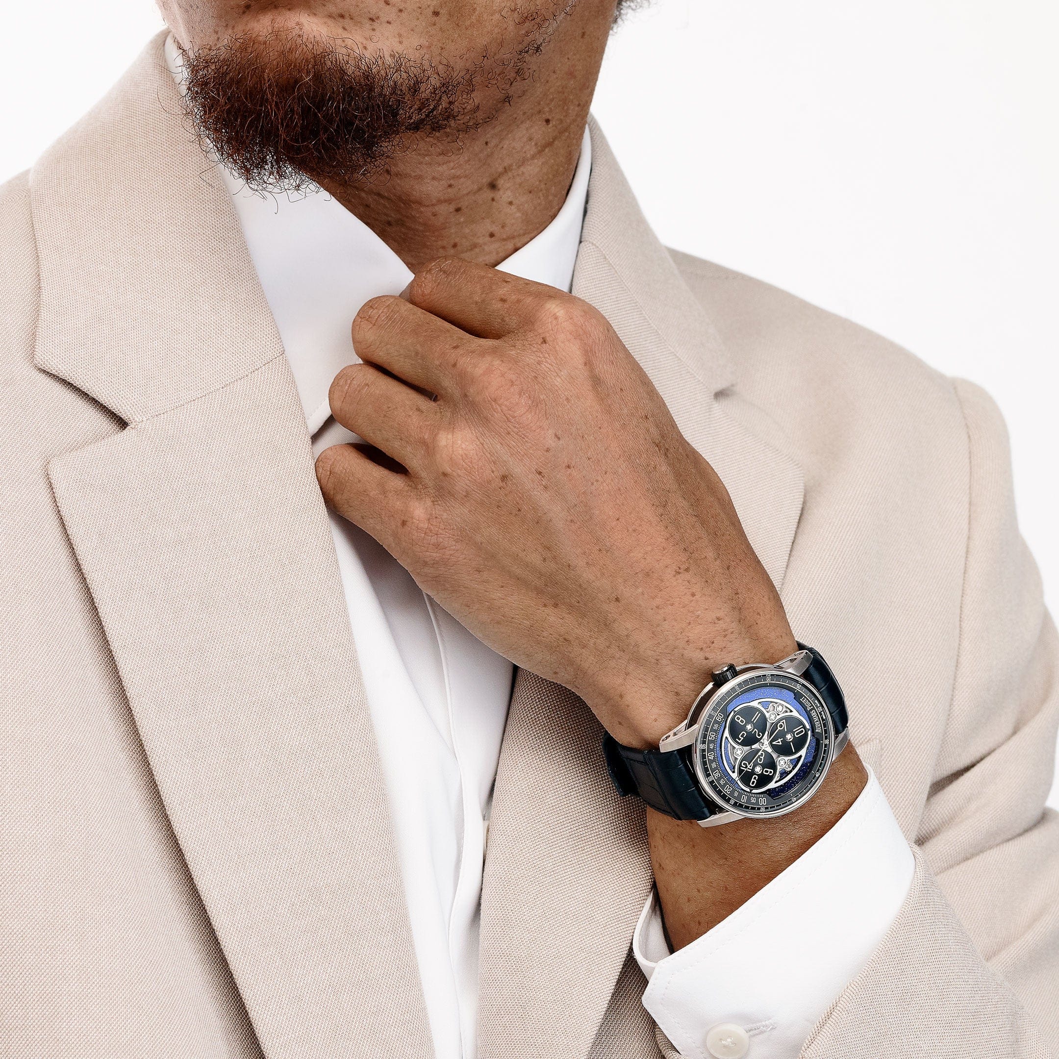 Audemars Piguet Code 11.59 15212NB.OO.A002KB.01 'Starwheel' White Gold Aventurine Dial