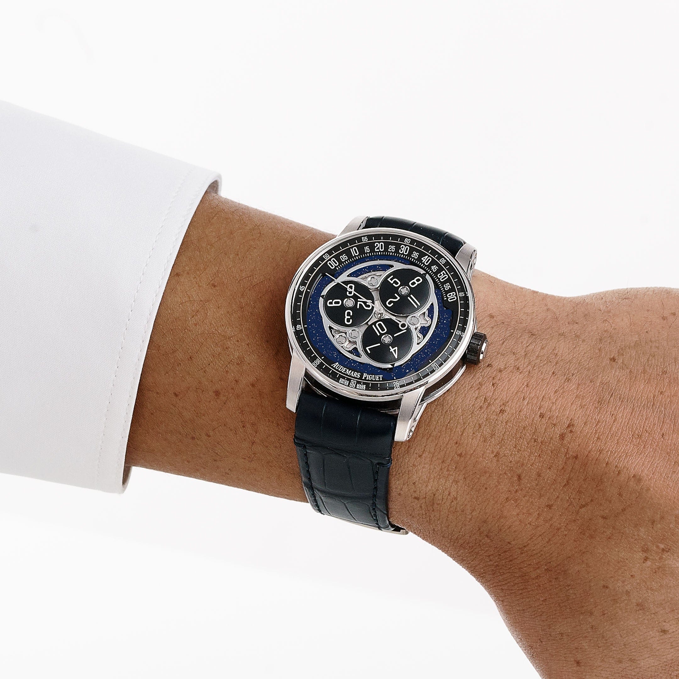 Audemars Piguet Code 11.59 15212NB.OO.A002KB.01 'Starwheel' White Gold Aventurine Dial