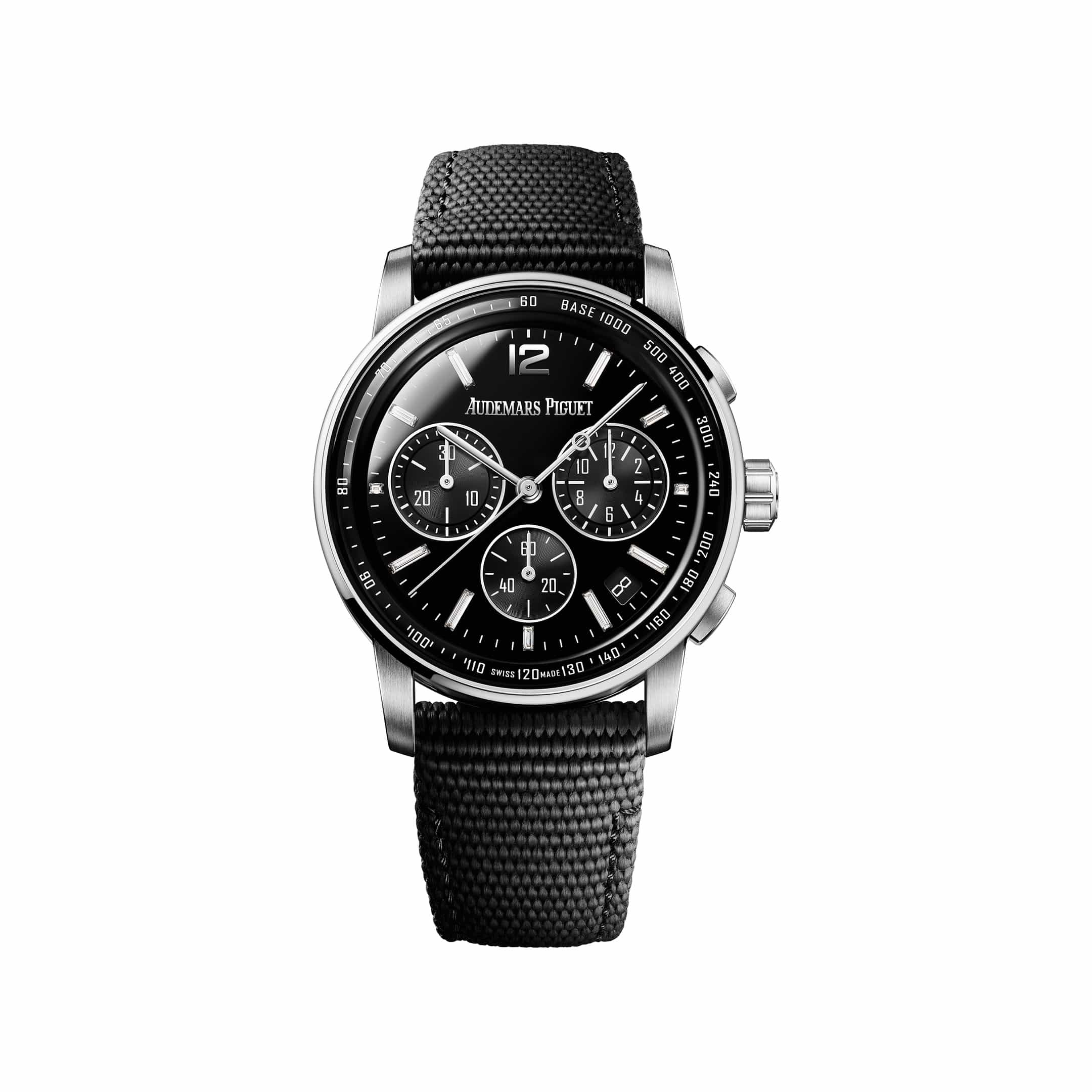 Audemars Piguet Code 11.59 26393BC.OO.A002KB.02 Flyback Chronograph White Gold Black Onyx Diamond Dial (2026)
