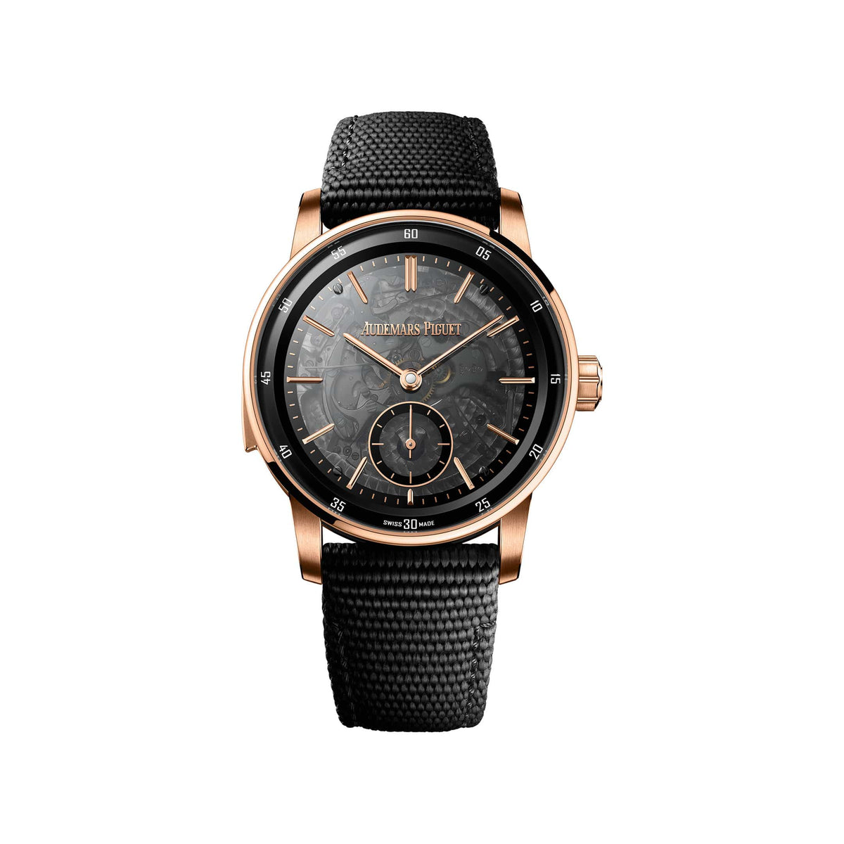 Audemars Piguet Code 11.59 26395NR.OO.D002KB.01 Minute Repeater Supersonnerie Rose Gold Black Ceramic Black Dial