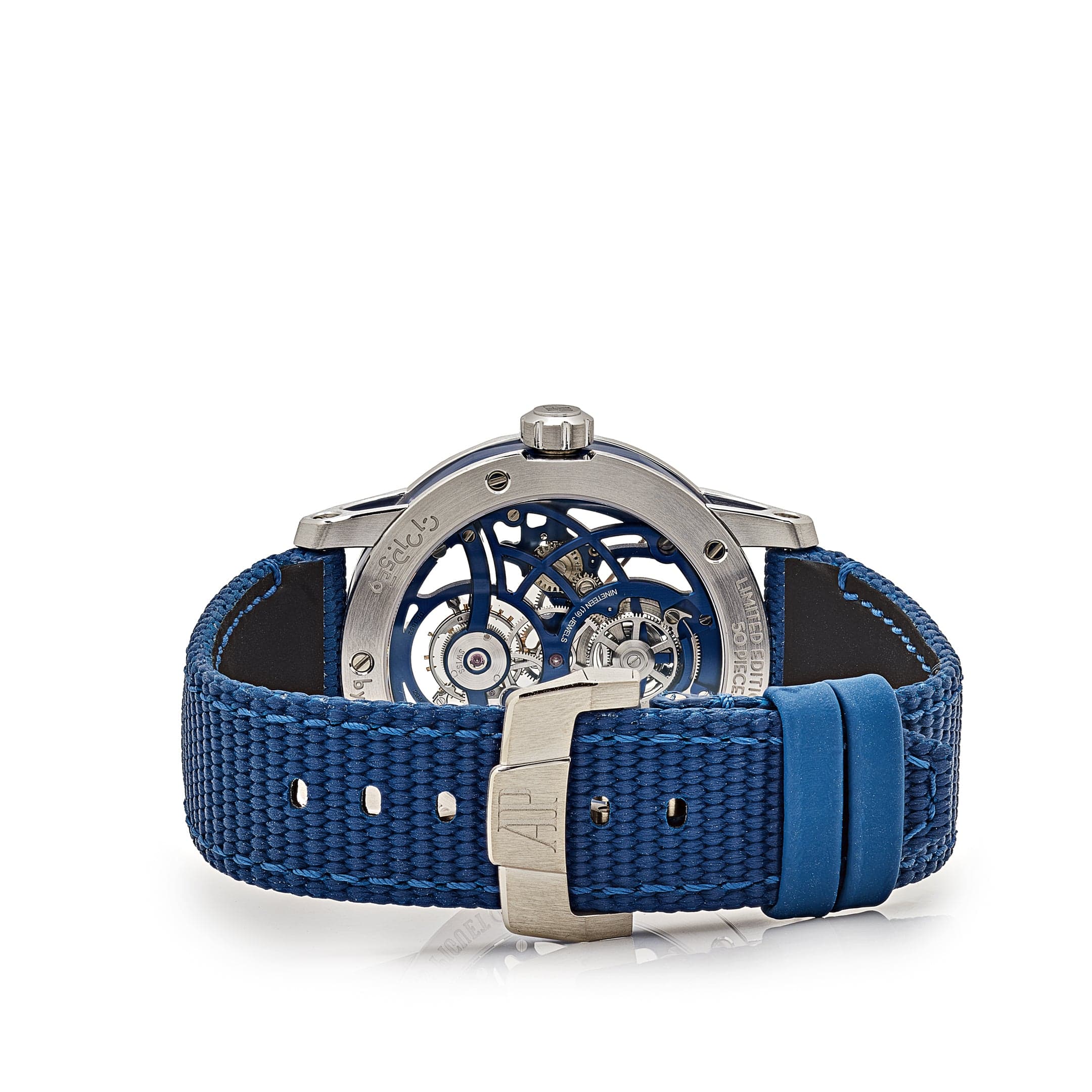 Audemars Piguet Code 11.59 Tourbillon Openworked 26600NB.OO.D346KB.01 White Gold Blue Ceramic Limited Edition