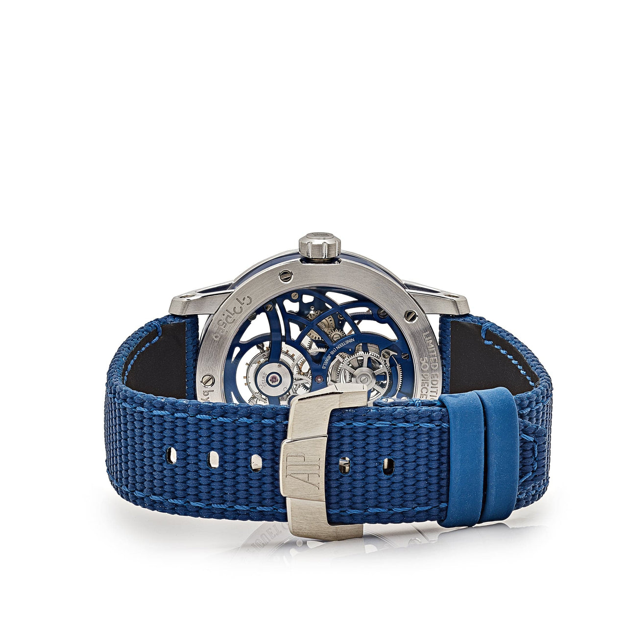 Audemars Piguet Code 11.59 Tourbillon Openworked 26600NB.OO.D346KB.01 White Gold Blue Ceramic Limited Edition