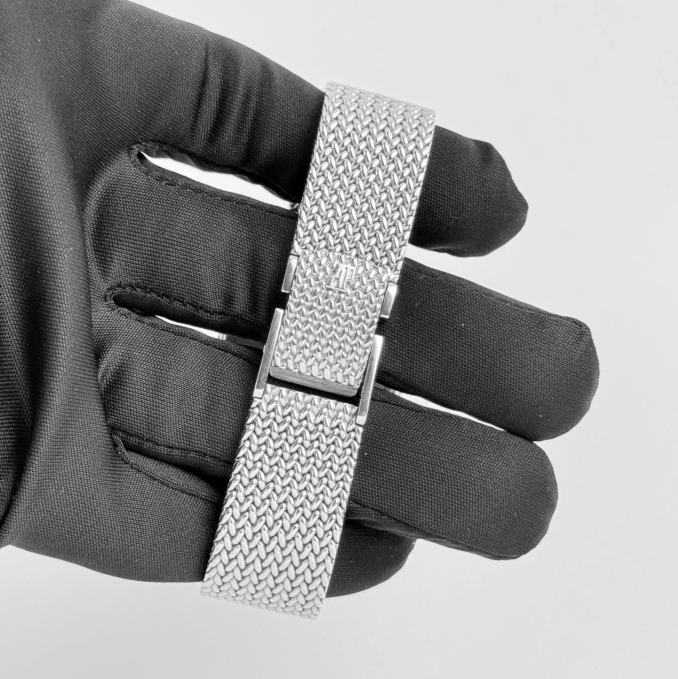 Audemars Piguet Jumbo Ellipse White Gold Silver Diamond Dial Automatic