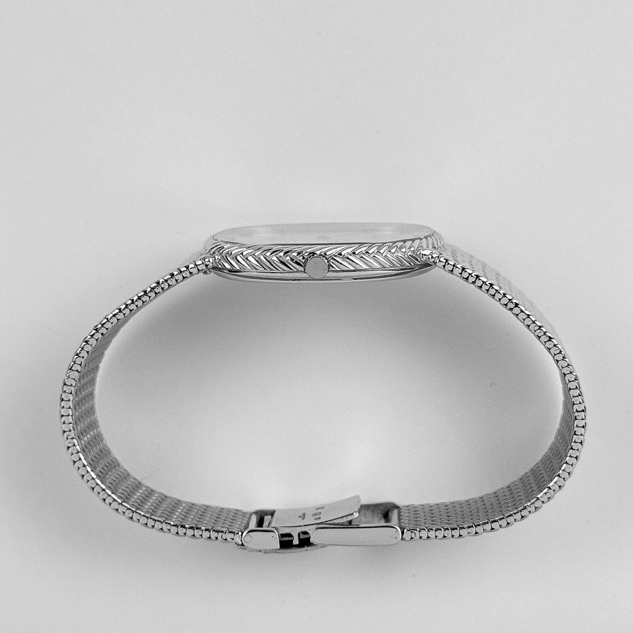 Audemars Piguet Jumbo Ellipse White Gold Silver Diamond Dial Automatic