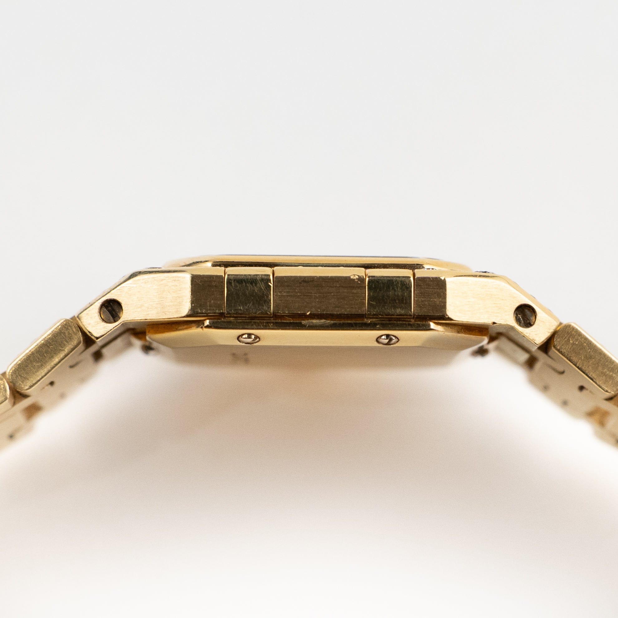 Audemars Piguet Rectangle MTA001433 Vintage 'Ladies' Yellow Gold Diamond-Set Quartz