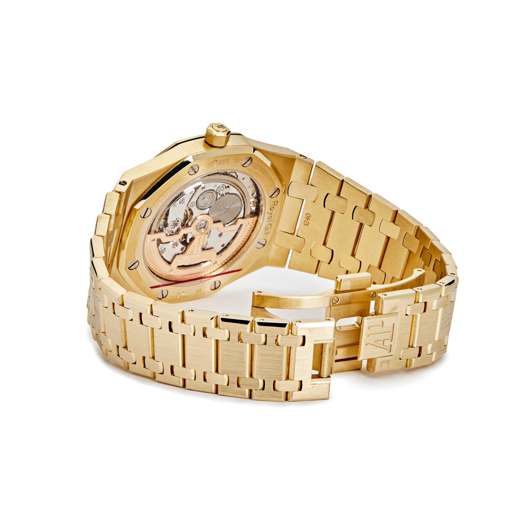 Luxury Watch Audemars Piguet Royal Oak "Jumbo" Extra Thin Yellow Gold 15202BA.OO.1240BA.02 Wrist Aficionado