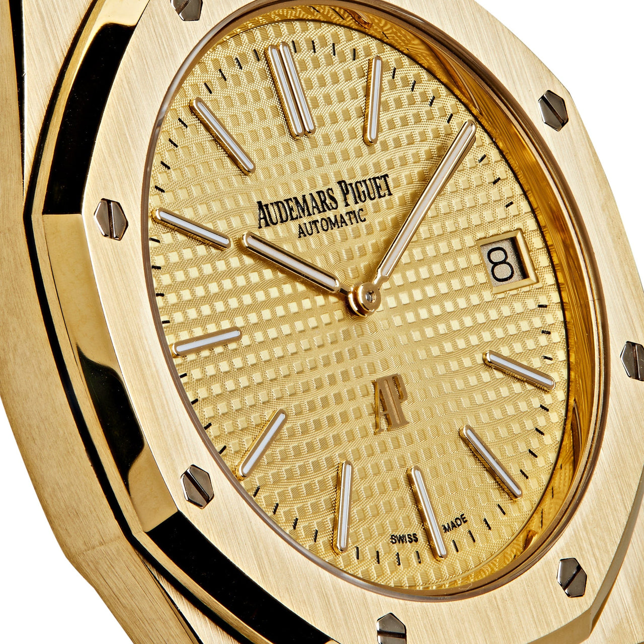 Luxury Watch Audemars Piguet Royal Oak "Jumbo" Extra Thin Yellow Gold 15202BA.OO.1240BA.02 Wrist Aficionado