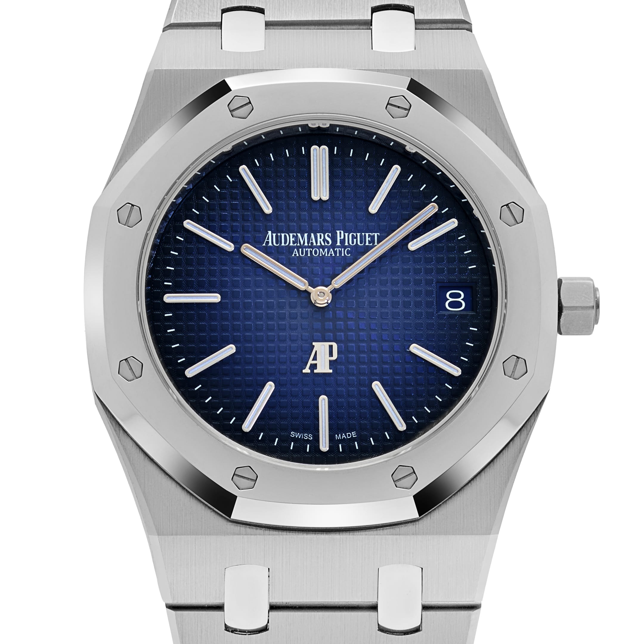 Audemars Piguet Royal Oak 15202IP.OO.1240IP.01 'Jumbo' Extra-Thin Titanium Blue Dial Limited Edition of 250