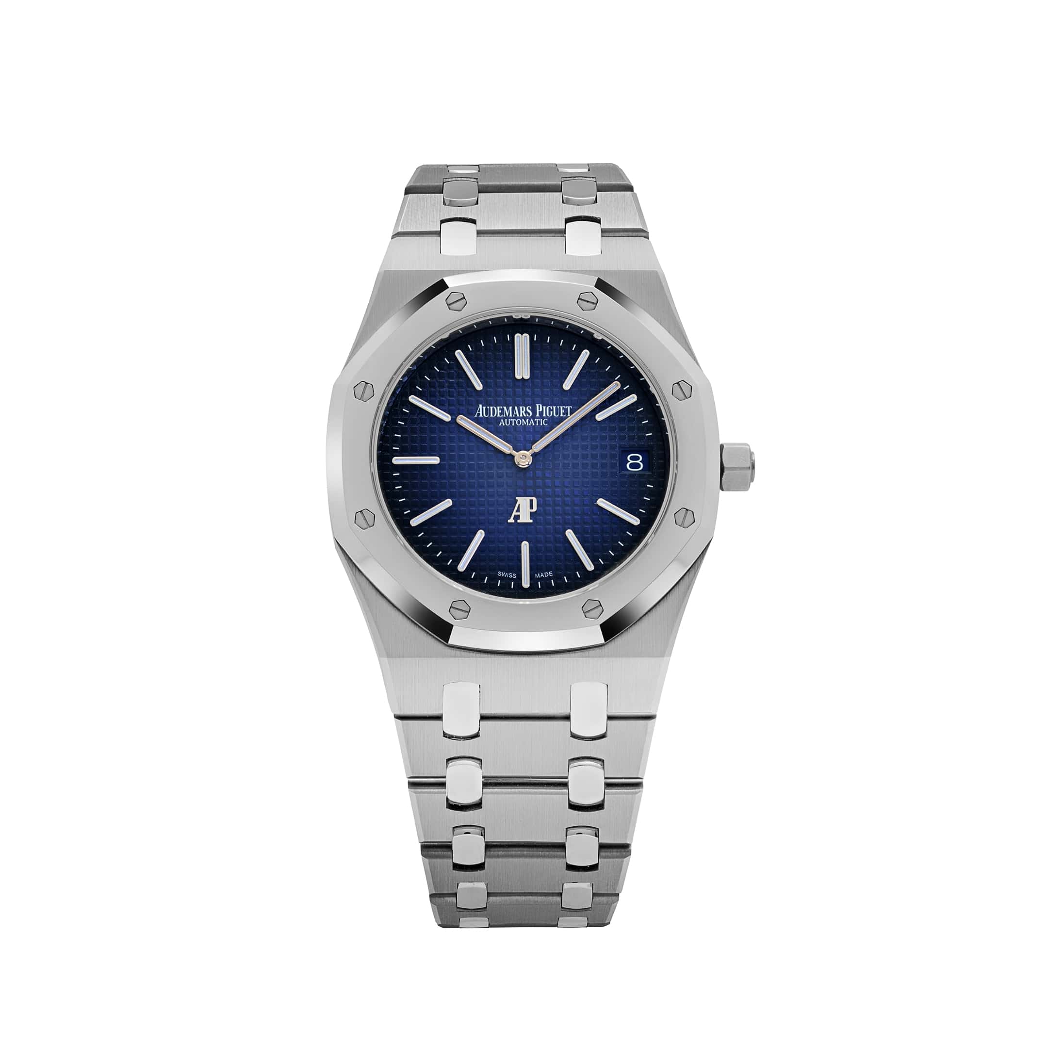 Audemars Piguet Royal Oak 15202IP.OO.1240IP.01 'Jumbo' Extra-Thin Titanium Blue Dial Limited Edition of 250