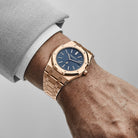 Audemars Piguet Royal Oak 15202OR.OO.1240OR.01 'Jumbo' Extra-Thin Rose Gold Blue Dial (2016)