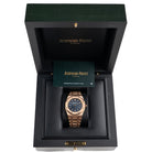 Audemars Piguet Royal Oak 15202OR.OO.1240OR.01 'Jumbo' Extra-Thin Rose Gold Blue Dial (2016)