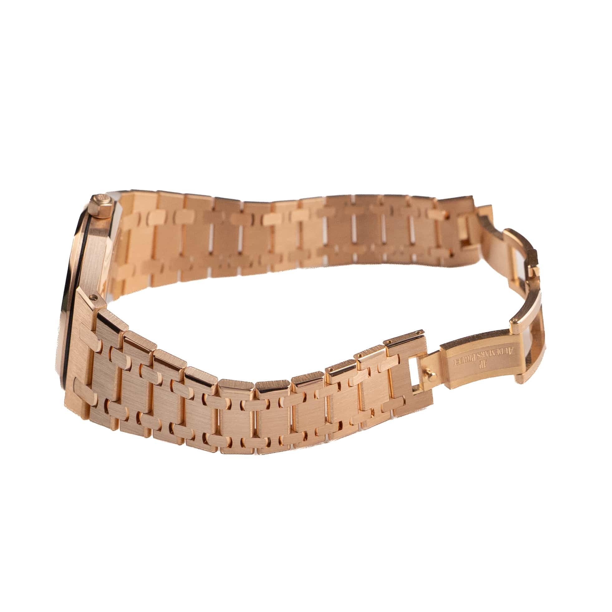 Audemars Piguet Royal Oak 15202OR.OO.1240OR.01 'Jumbo' Extra-Thin Rose Gold Blue Dial (2016)