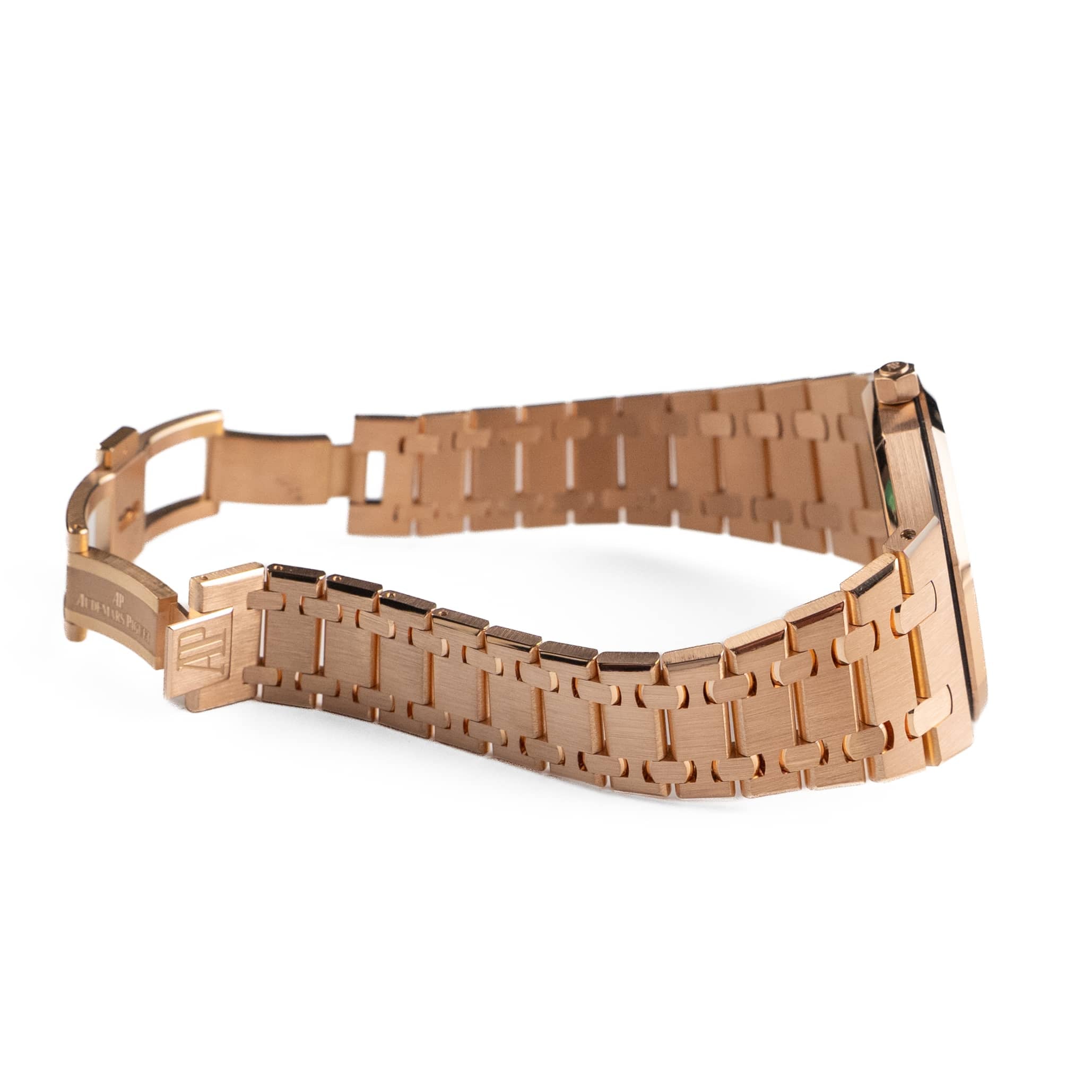 Audemars Piguet Royal Oak 15202OR.OO.1240OR.01 'Jumbo' Extra-Thin Rose Gold Blue Dial (2016)