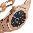 Audemars Piguet Royal Oak 15202OR.OO.1240OR.01 'Jumbo' Extra-Thin Rose Gold Blue Dial (2016)