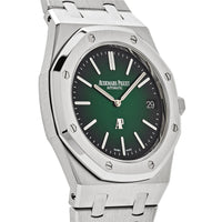 Thumbnail for Audemars Piguet Royal Oak 15202PT.OO.1240PT.01 'Jumbo' Extra-Thin Platinum Green Dial (2021)