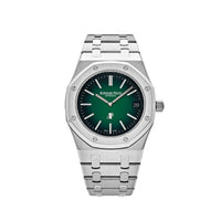 Thumbnail for Audemars Piguet Royal Oak 15202PT.OO.1240PT.01 'Jumbo' Extra-Thin Platinum Green Dial (2021)