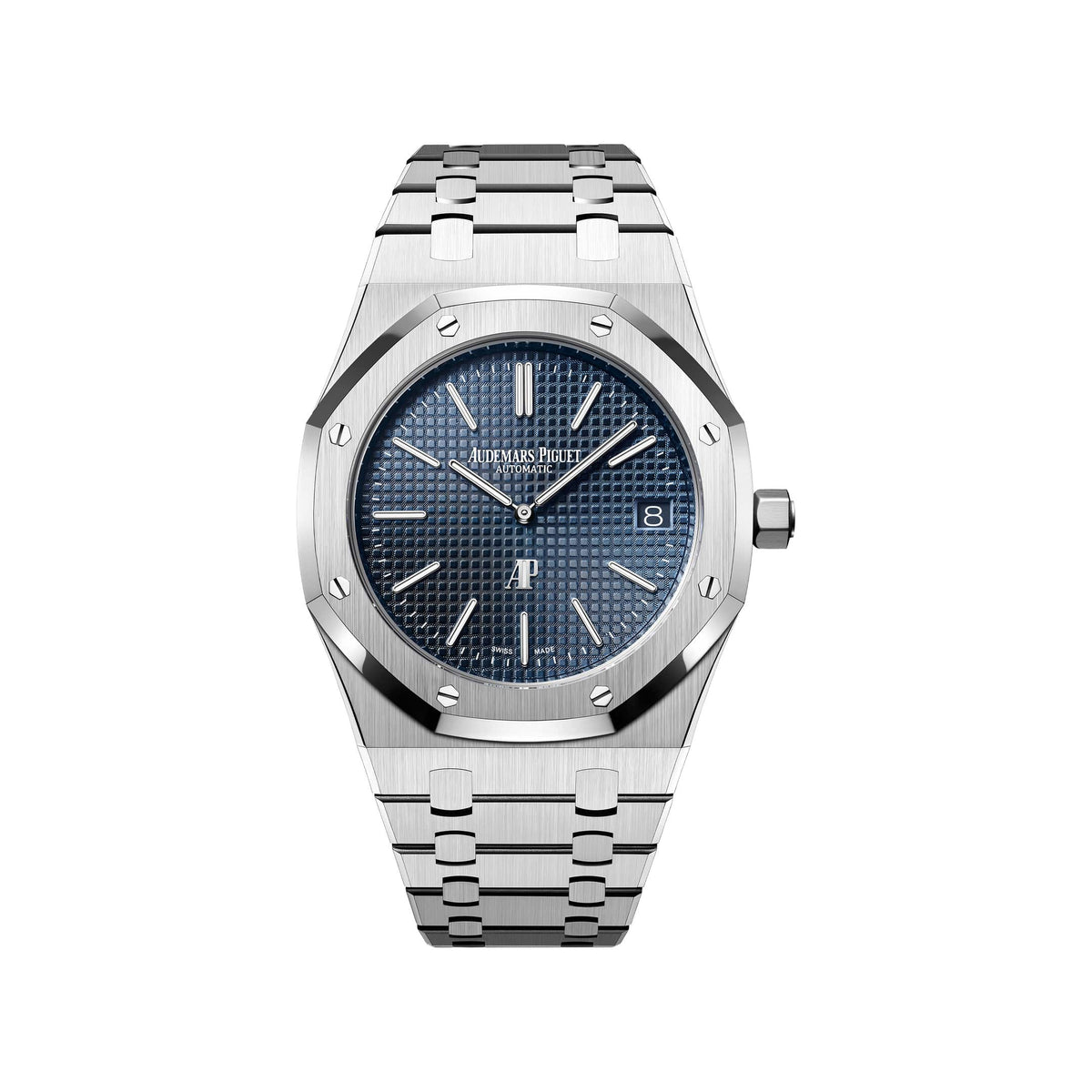 Audemars Piguet Royal Oak 15202ST.OO.1240ST.01.A 'Jumbo' Extra-Thin Stainless Steel Blue Dial