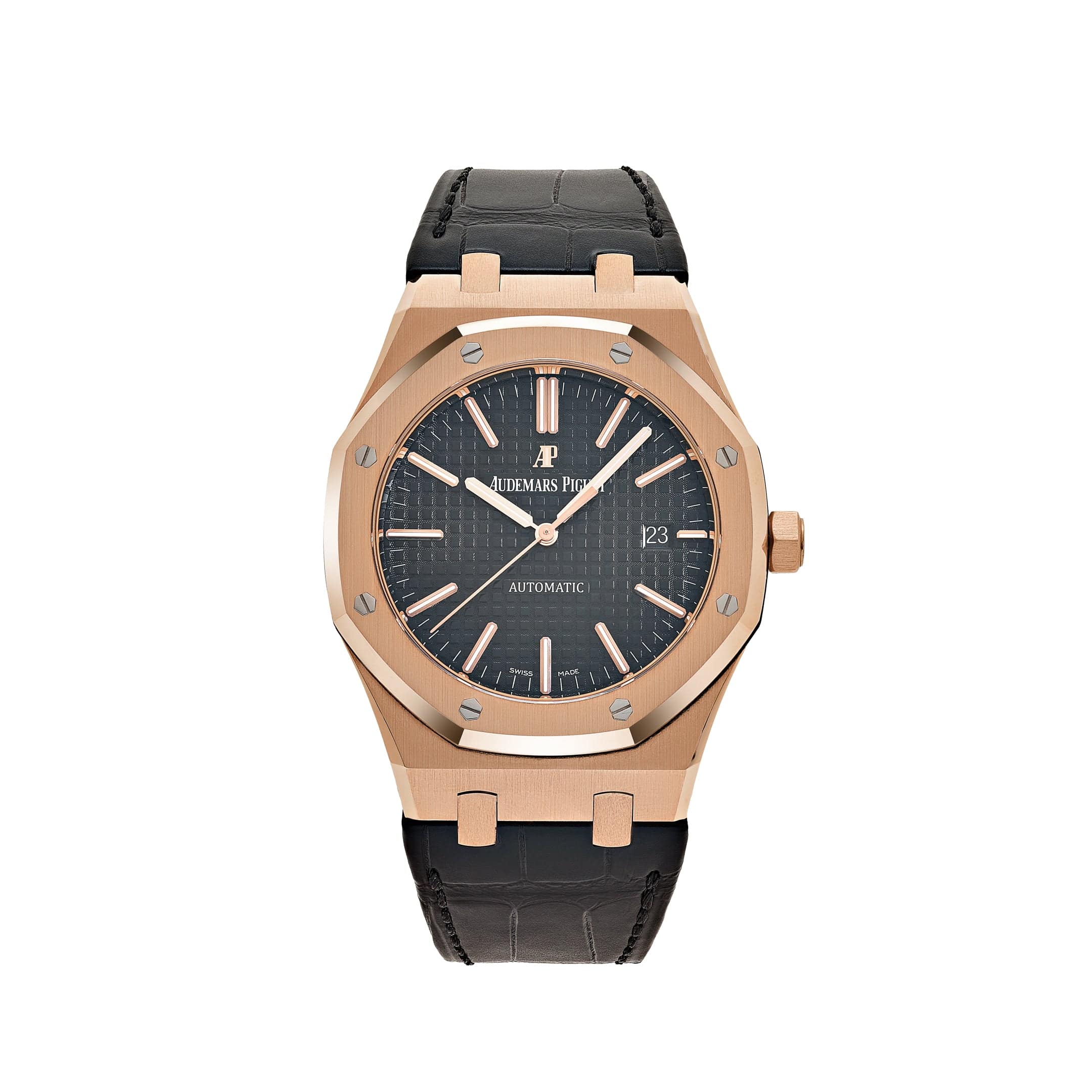Audemars Piguet Royal Oak 15400OR.OO.D002CR.01 Rose Gold Black