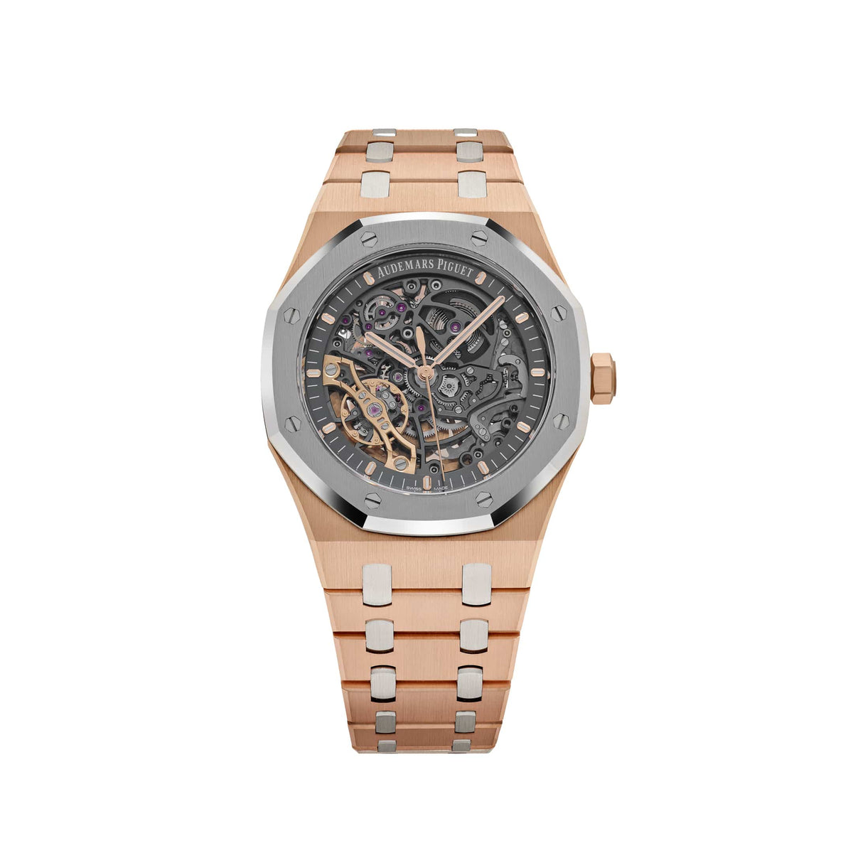 Audemars Piguet Royal Oak 15407RT.OO.1220RT.01 Double Balance Wheel 'Create the Extraordinary' Rose Gold Stainless Steel Openworked Limited Edition of 39 (2025)
