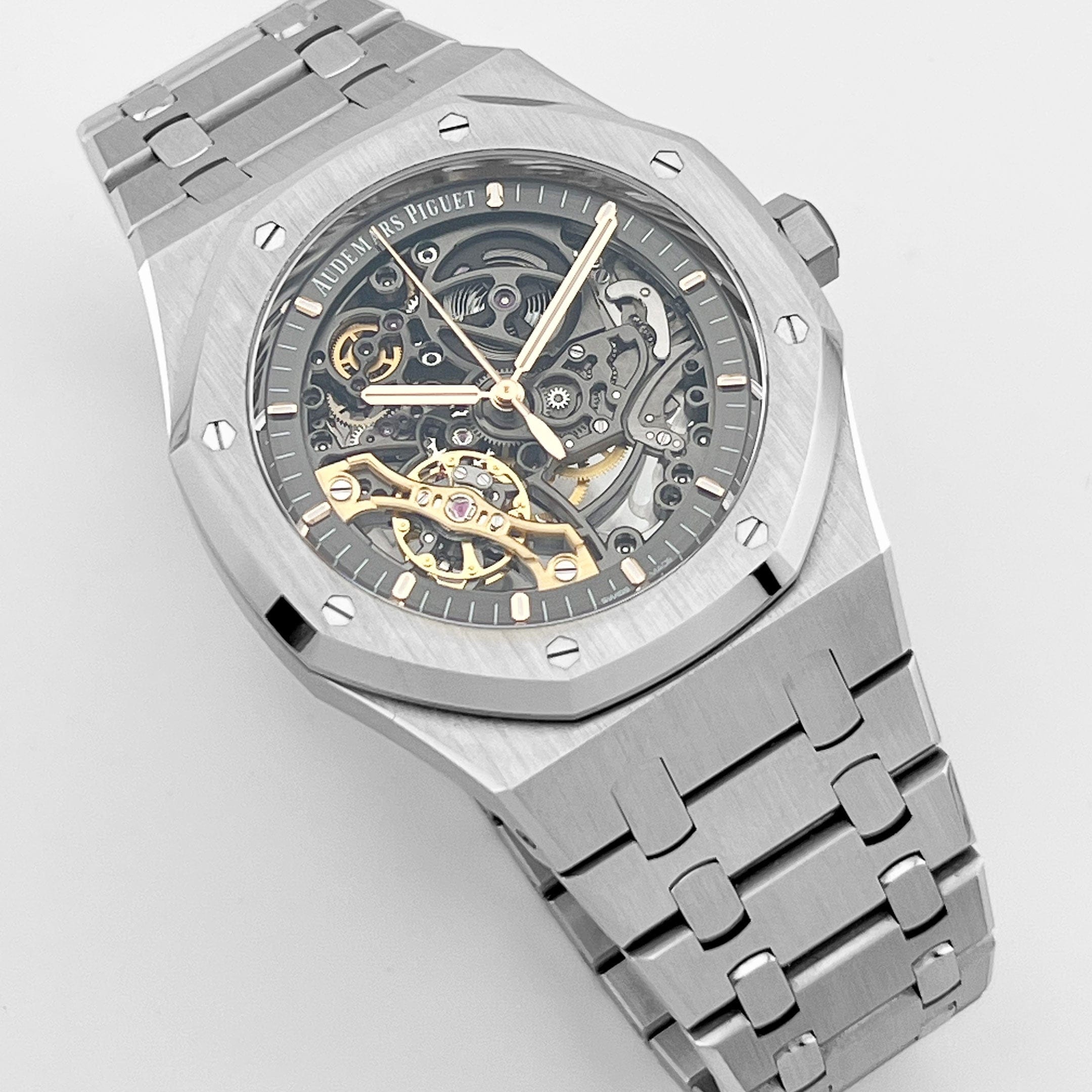 Audemars Piguet Royal Oak 15407ST.OO.1220ST.01 Double Balance Wheel Stainless Steel Openworked Dial (2024)