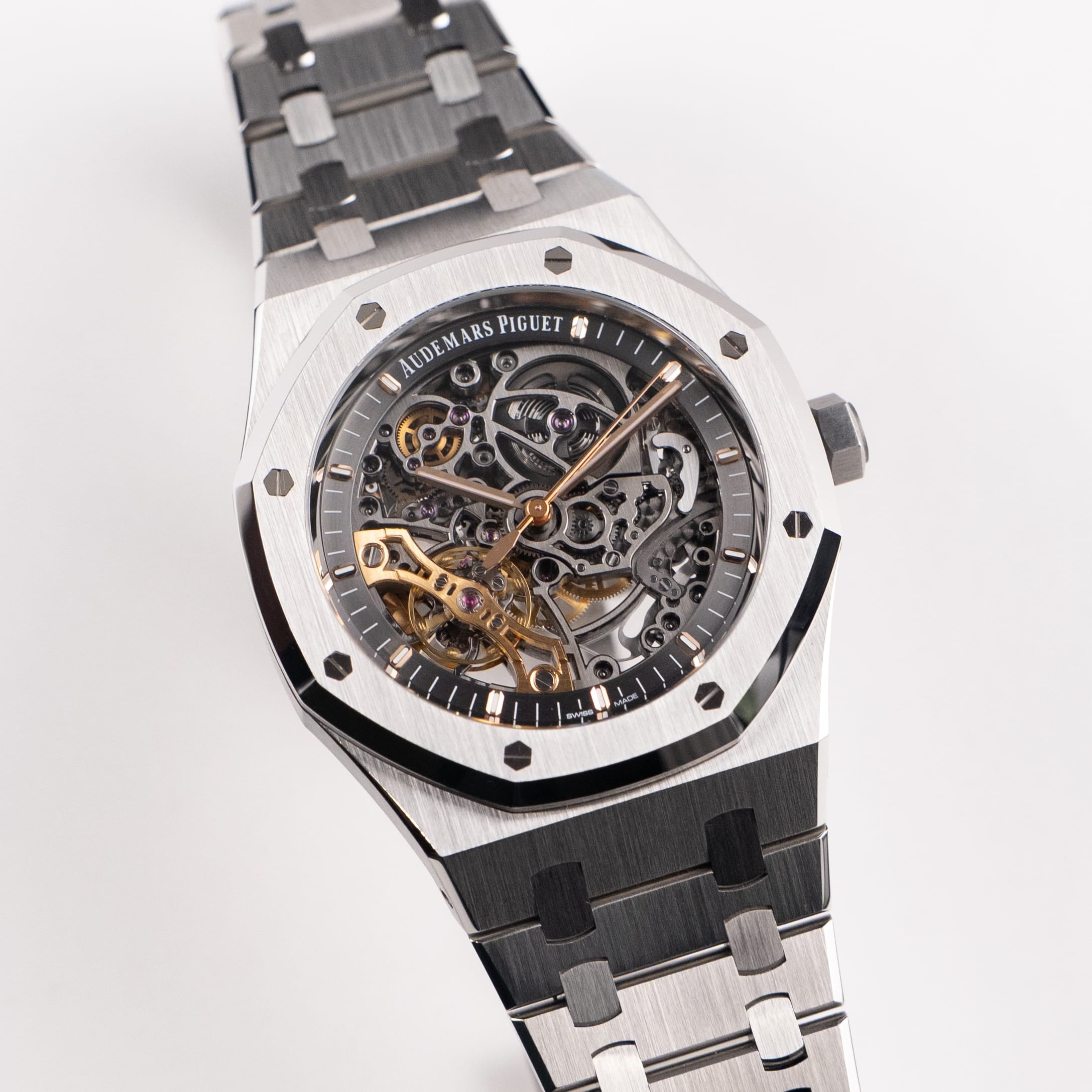 Audemars Piguet Royal Oak 15407ST.OO.1220ST.01 Double Balance Wheel Stainless Steel Openworked Dial (2025)