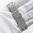 Audemars Piguet Royal Oak 15413BC.YY.1220BC.01 White Gold Rainbow Sapphires Bezel Diamond Dial Limited Edition of 10