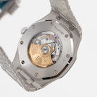 Audemars Piguet Royal Oak 15413BC.YY.1220BC.01 White Gold Rainbow Sapphires Bezel Diamond Dial Limited Edition of 10