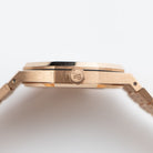Audemars Piguet Royal Oak 15413OR.YY.1220OR.01 Rose Gold Rainbow Sapphires Bezel Diamond Dial