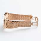 Audemars Piguet Royal Oak 15413OR.YY.1220OR.01 Rose Gold Rainbow Sapphires Bezel Diamond Dial