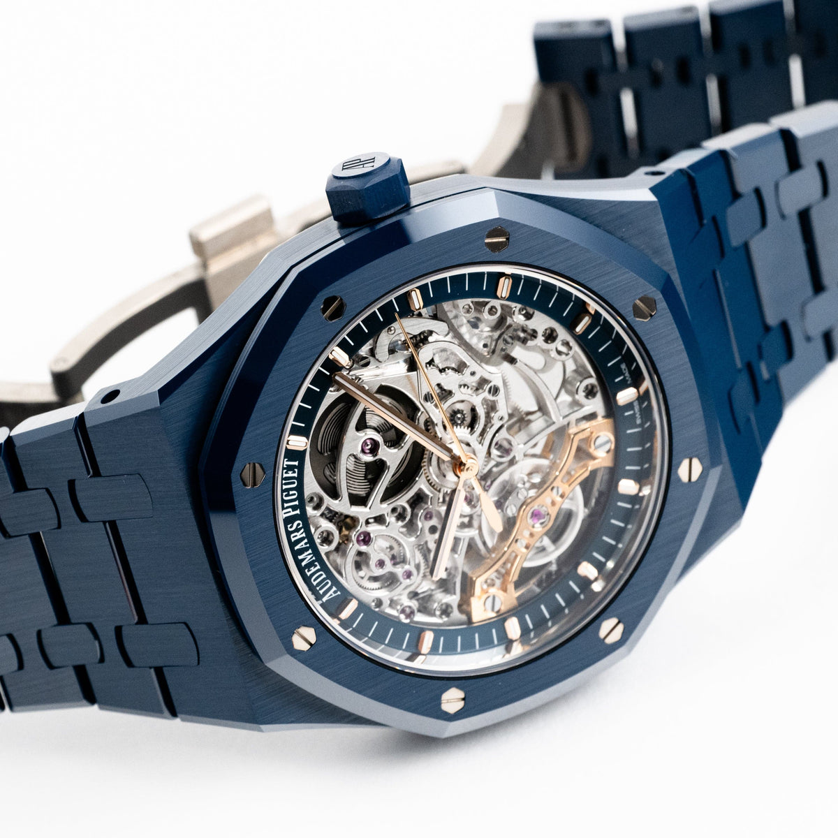 Audemars Piguet Royal Oak 15416CD.OO.1225CD.01 Double Balance Wheel Openworked Bleu Nuit Nuage 50 Blue Ceramic (2025)