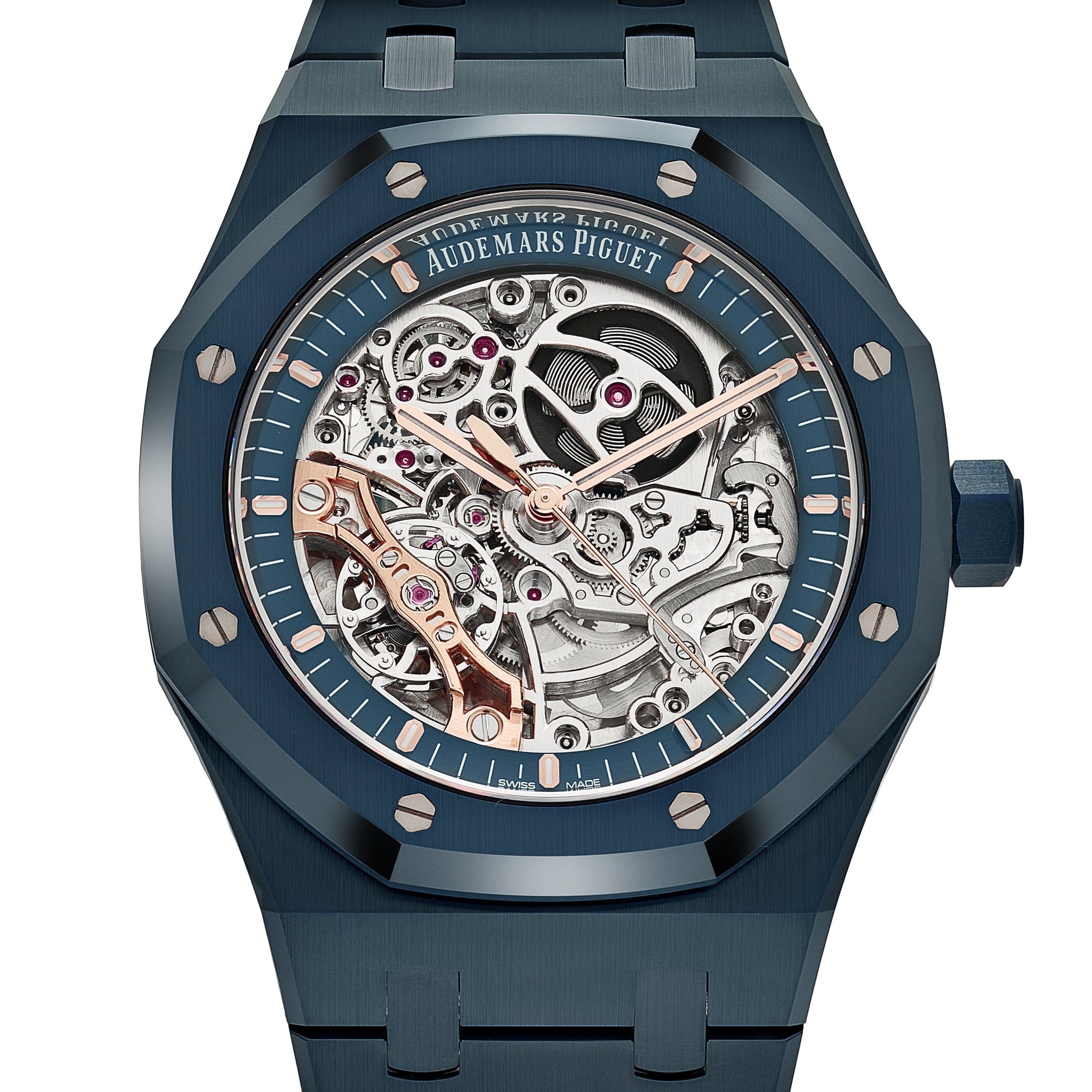Audemars Piguet Royal Oak 15416CD.OO.1225CD.01 Double Balance Wheel Openworked Bleu Nuit Nuage 50 Blue Ceramic (2025)