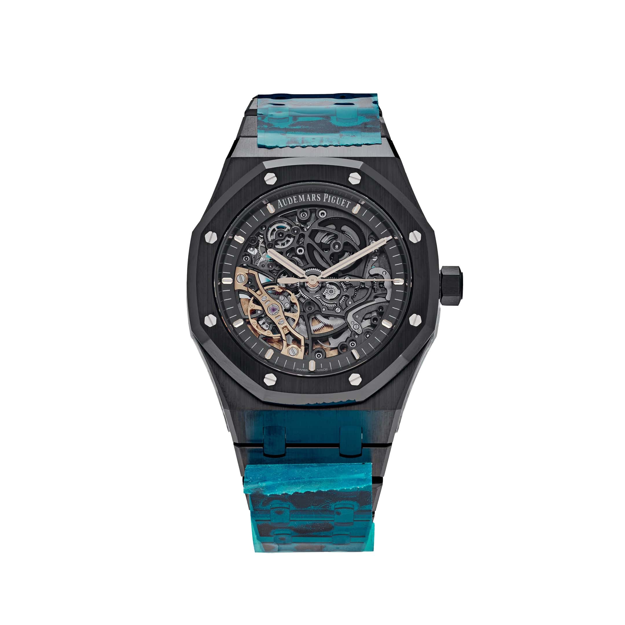 Ap royal oak black ceramic clearance price