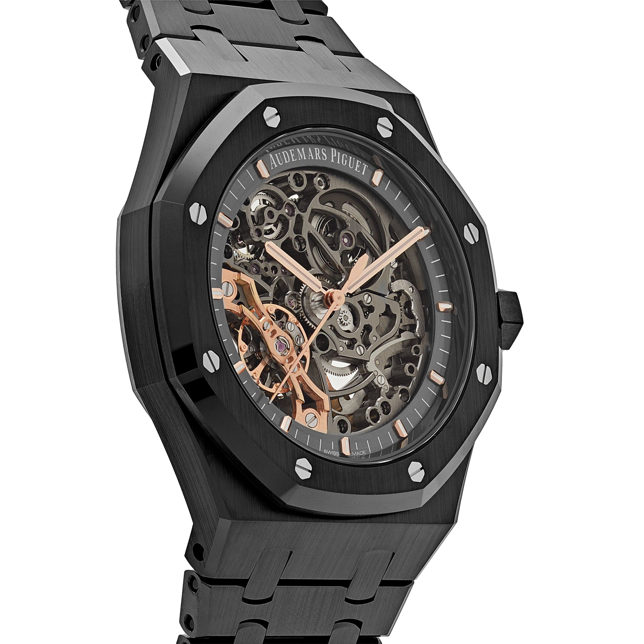 Audemars Piguet Royal Oak 15416CE.OO.1225CE.01 Double Balance Wheel Openworked Black Ceramic