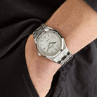 Audemars Piguet Royal Oak Selfwinding Stainless Steel White Dial 15450ST.OO.1256ST.01.A Wrist Aficionado