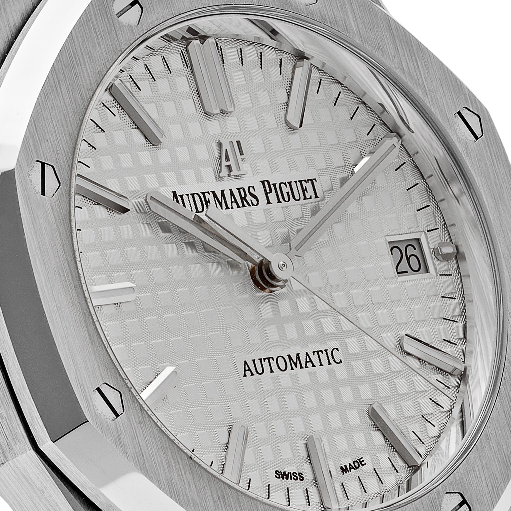 Audemars Piguet Royal Oak Selfwinding Stainless Steel White Dial 15450ST.OO.1256ST.01.A Wrist Aficionado